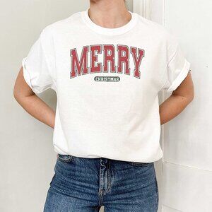 Retro Merry Christmas Holiday T-shirt